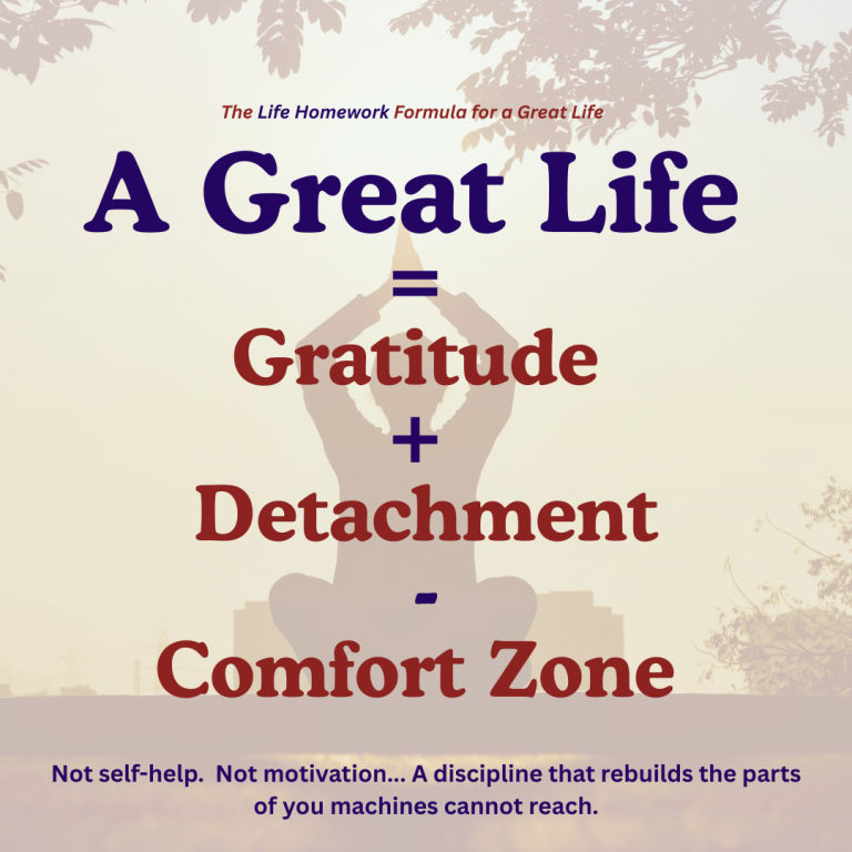 The Simple Formula for a Good Life